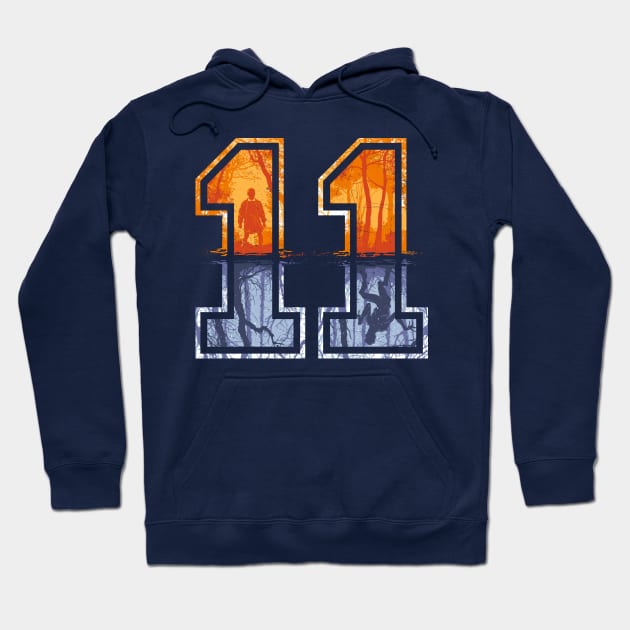 Strange Number 11 Hoodie by djkopet